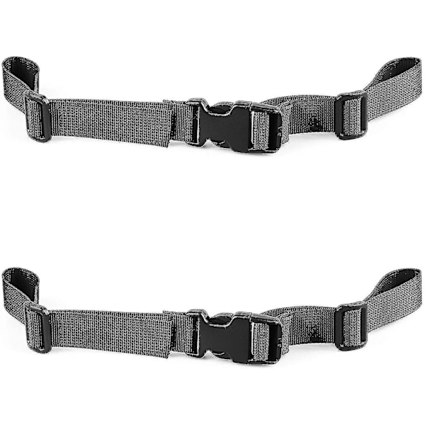 Justerbar ryggsäcks bröstremsspänne, 2 cm bred - 2-pack