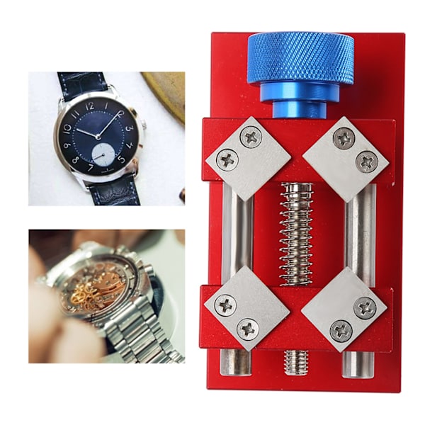 Red/Silver Watch Bezel Removal Tool Workbench Back Case Opener Tool (Red)