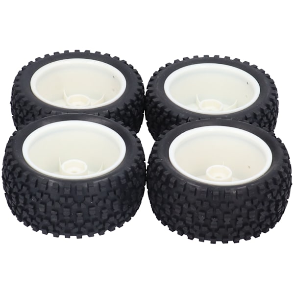 4st fjärrkontroll hjulnav däck gummidäck ersättning för 1/10 RC racerbil