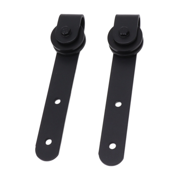 Kolstål skjutbar ladugårdsdörr Hardware Kit Ladugårdsdörr Upphängningsskena hårdvara för skåp