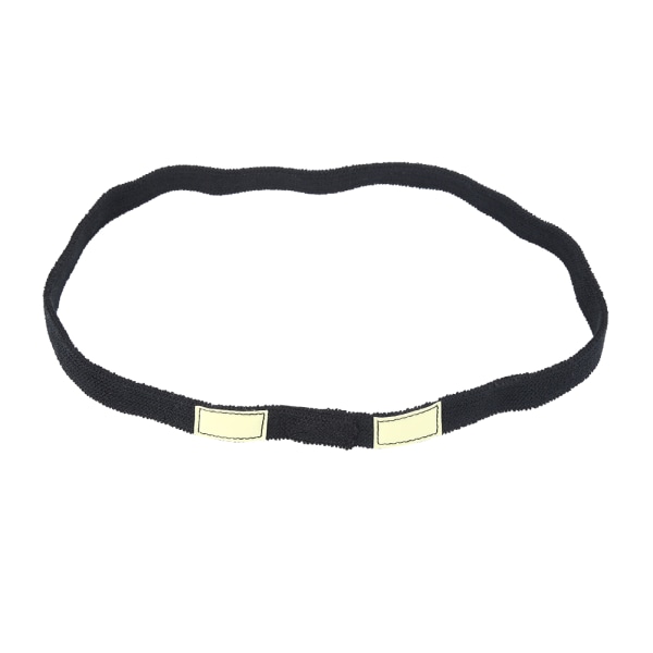 Reflekterende Camo Strap Hjelmstropp for M1 M88 MICH Militærhjelm (svart)