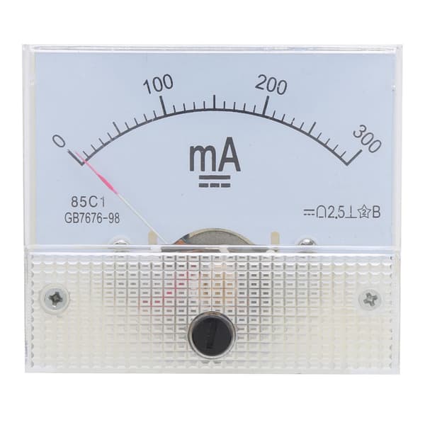 85C1 DC 0~300MA Pekaramperemeter Analog Strömpaneltestare Strömmätare