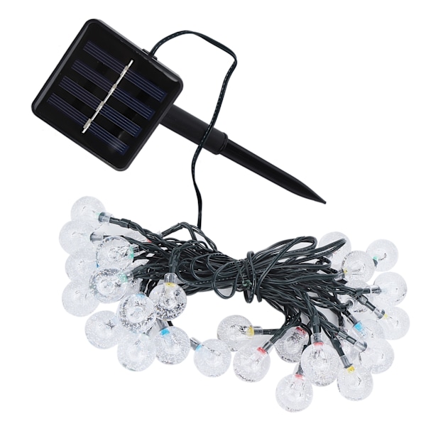 5m 30LED Chips Solar Power String Light för trädgårdslandskap Juldekoration Färgglada ljus