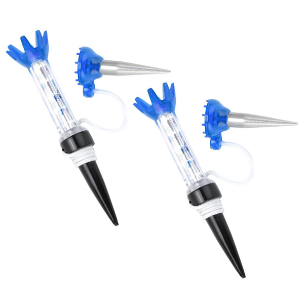 2 stk magnetiske golf-tees sett uknuselig plast golfball-tees Pigger Magnetisk holder Blå