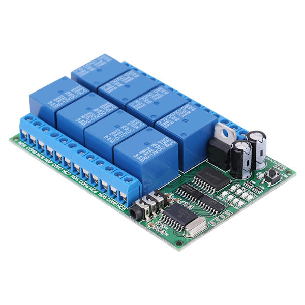 DC 12V 8CH DTMF Relä Telefon Röstdekoder Fjärrkontroll Switch Modul