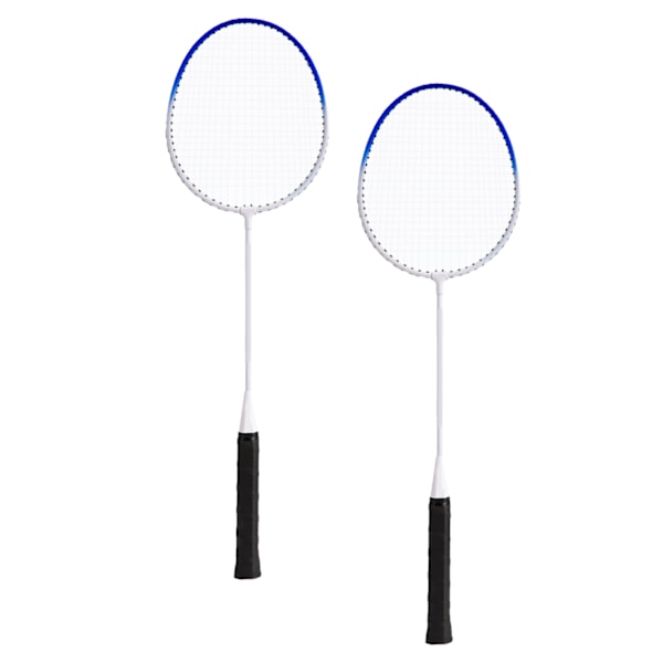 2 stk. Badmintonketsjer Legering Ultralet sportsudstyr til træning konkurrence Blå