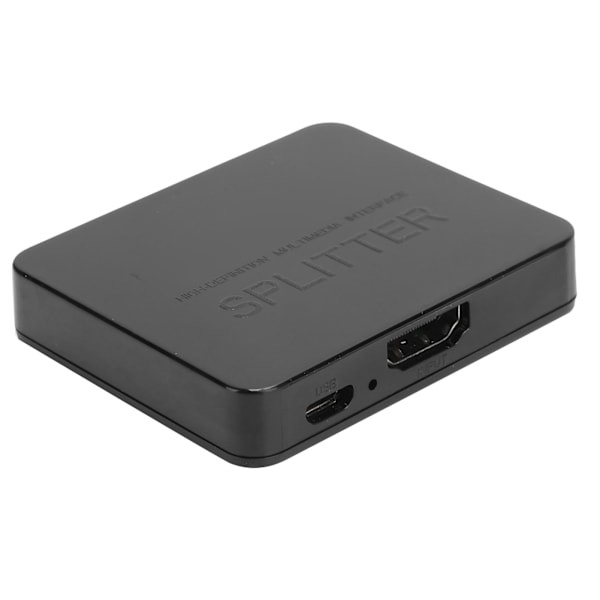4K HDMI-splitter 1080P HDCP-växlare Separationsförstärkare 1 In 2 Ut Dubbelskärm