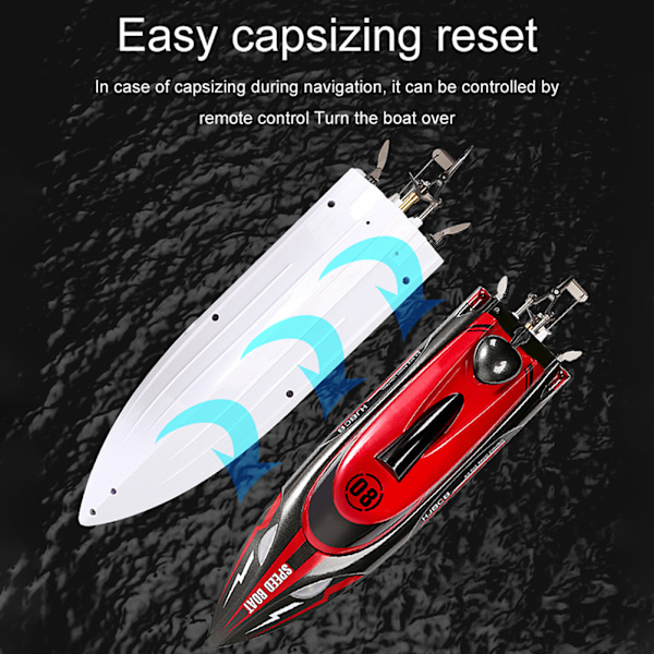2,4G RC Racing Boat High Speed ​​Electronic Remote Control Boat för barn Vuxna