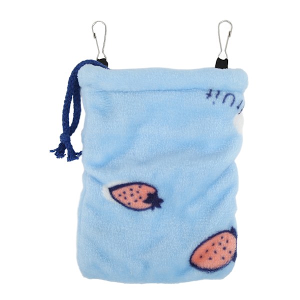 Hamster Sovepose Flanell Varm Myk Gjemmested Små Kjæledyr Henge Seng Med Kroker For Seilfly 18x15cm