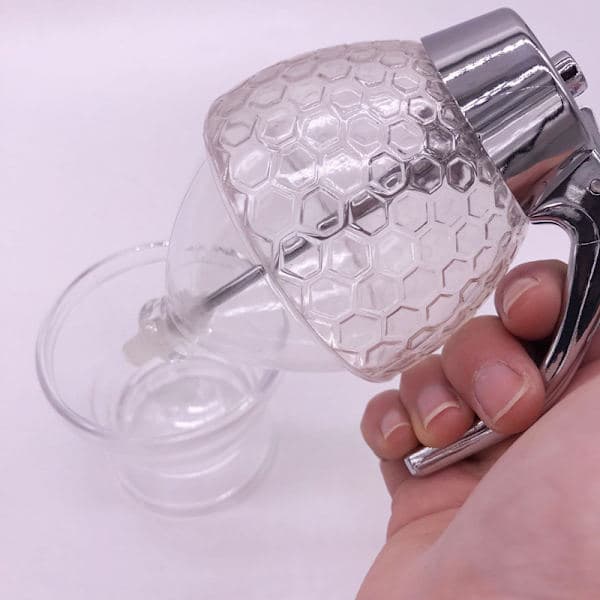 Juicesirupkopp Bidråpedispenser, Honningkrukkebeholder Transparent[LD]