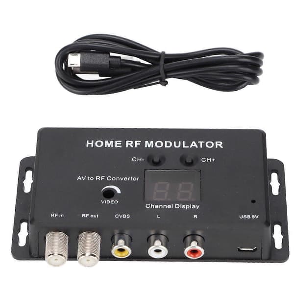 UHF-modulator lyd og video til RF-kanal hjemme-RF-modulator for DVD-spillere, digitale spillenheter.