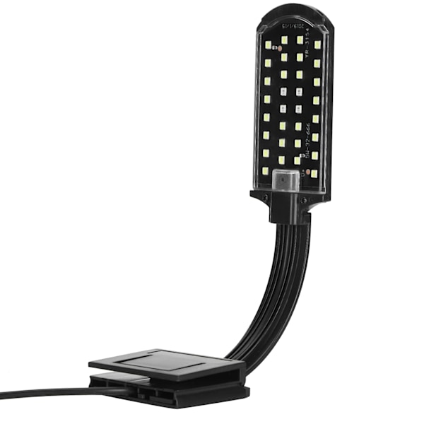 EU 110240V UltraTynd Akvarielampe Klipslys LED Fisktanklys 6MM Mini Tynn Kropp