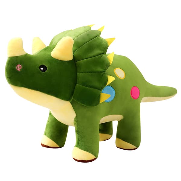 Dinosauruspehmolelu, 16\" pehmoeläin Triceratops-heittokarhu[LD]