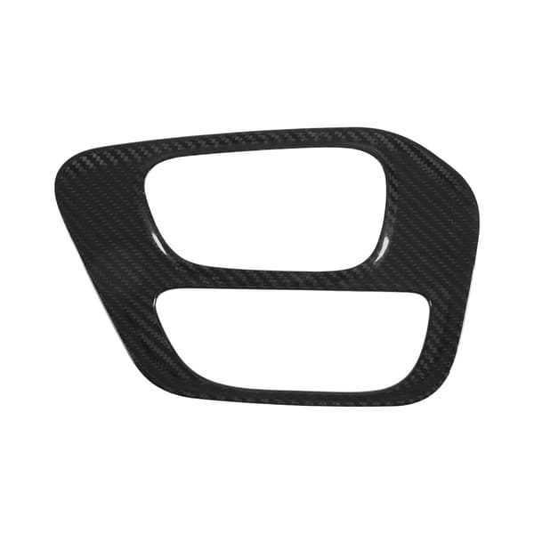 Dekorpanel för växelspak i kolfiber, blank, för Dodge Challenger 2015‑2021
