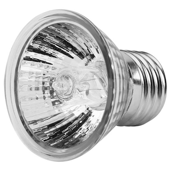 1 stk Ny 220-240V Varmelys Akvarium Varmelampe Tilbehør til Reptil Øgle Skildpadder (50W)