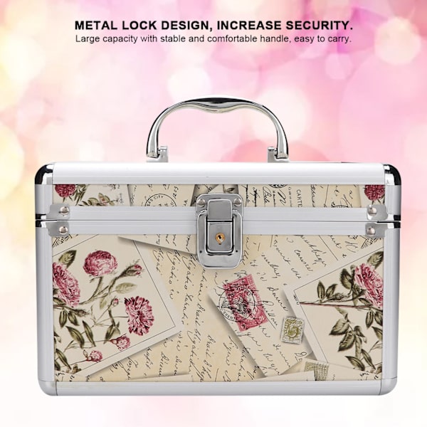 Professional Beauty Cosmetic Case Large Capacity Eyelash Extension Tool Empty Storage Box