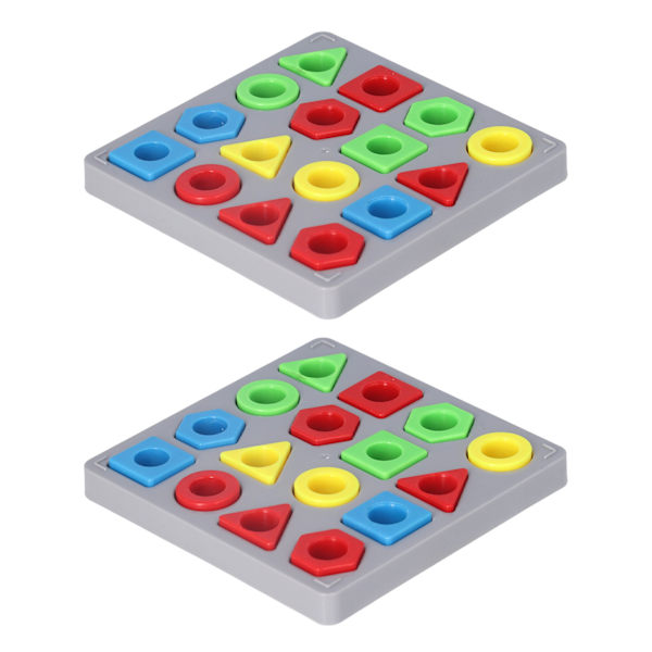Barn Form Fargematchende Leketøy 4 Farger Geometrisk Figur Kognitiv Sensorisk Pedagogisk Leketøy