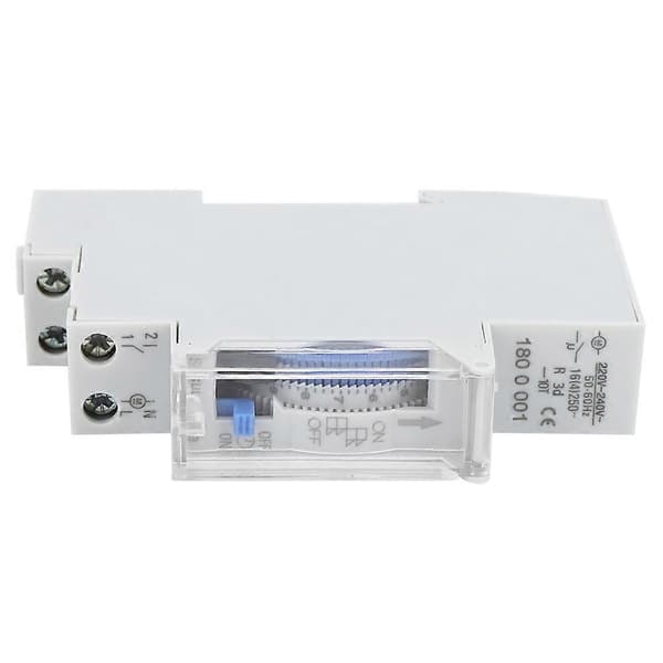 SUL180a 15 minutter mekanisk timer 24 timer DIN-skinne timer tidsafbryder relæ 220V