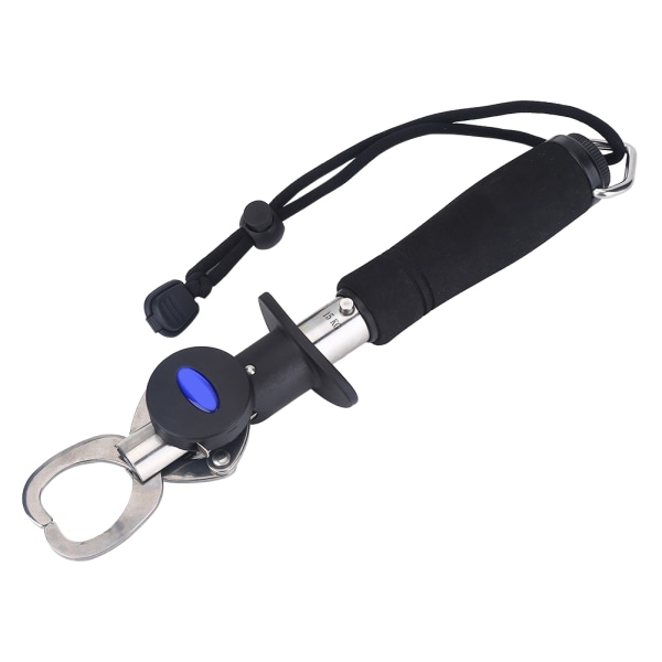 Slidstærk 15 kg Vægt Fishing Grip Gripper Fish Lip Grabber med Målebånd