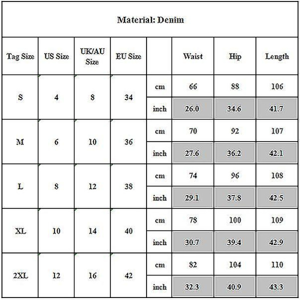 Naisten Bootcut Stretch-Denim- farkut - Keski-sininen
