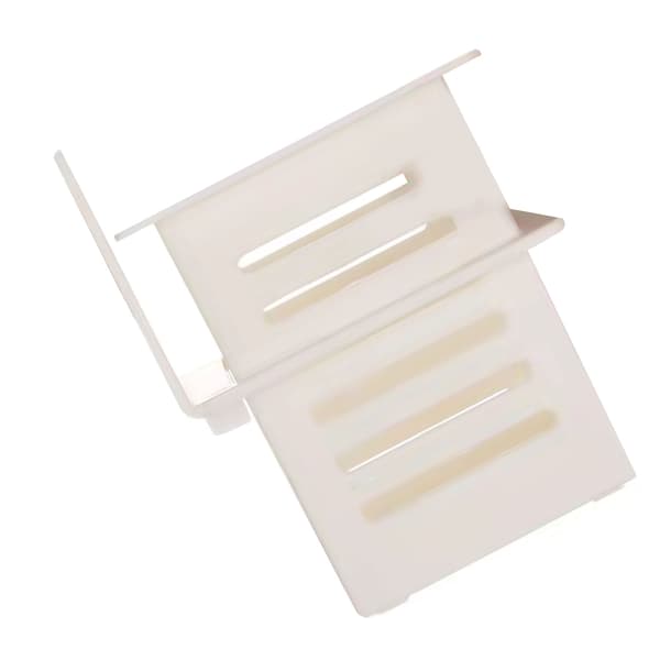 Bathroom Kitchen Drain Shelf Plastic Adhesive Waterproof Small Wall Chopsticks Basket Organizer White