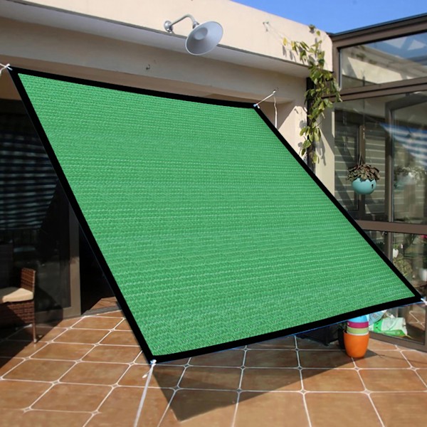 Solskydd Segel Andas Farbic Canopy Markis Skydd Rektangel UV Block Canopy för uteplats Bakgård Gräsmatta Trädgård Grön 3x4m / 9,8x13,1ft