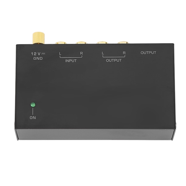 Phono-esivahvistin AC Metal 100‑240V Levy soittimen esivahvistin levy soittimelle vinyylilevy soittimelle US-pistoke