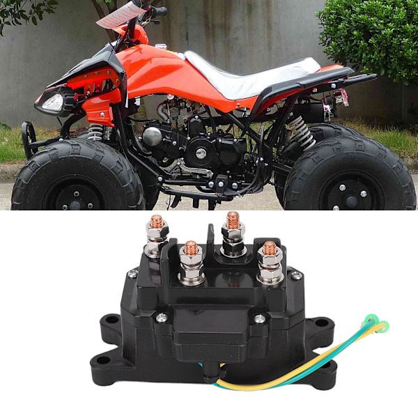 Universal 12V ATV UTV Vinsch Solenoid Relä Kontaktor Switch 63070 för marin