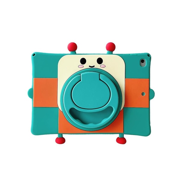 Passer for 3d Robot Soft Case For Ipad 10th 10.2 10.5 Inch Air 3 4 5 Kids Silicon Cover For Ipad 9.7 Pro 11 Mini 6 5 1 2 3 Nettbrettetui 3D Robot 10.2 7th 8th 9th