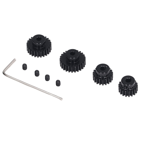 3,175 mm RC Pinjonggirsett for Tamiya TT01 TT02 TB02 TA05 RC Bil Universal 18T 19T 23T 24T Stål RC Motor Gir