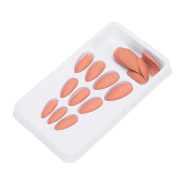 24ST falske negler lange trykk full dekning Fake Color Art Nails for DIY Nail Art SalonF128