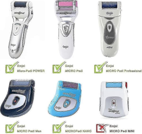 Emjoi Micro Pedi-ersättningsrullar [4-pack] - Kompatibla med extra grova rullar S202412308734