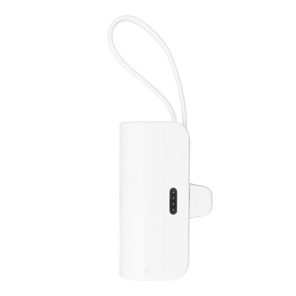 Mini Bärbar laddare Multifunktion Inbyggd kabel för IOS Interface Typ C 2 i 1 Mini USB C Power Bank för nödsituationer