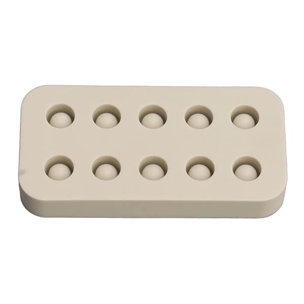 Wax Queen Ympkopper Silikonform Birøkt Bivoks Queen Cell Cups Making Form 2 rader 96x48x14mm