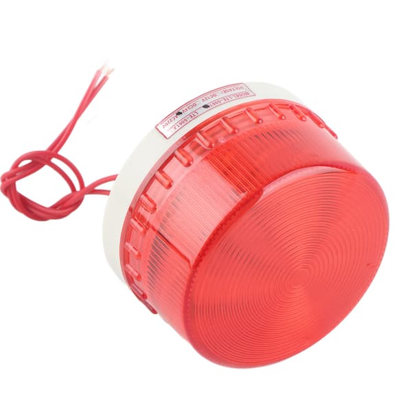 Mini LED Beacon Advarselsblink Strobe Signal Flash Enhed AC220V