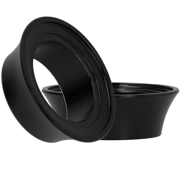 2st CNC-alumiiniseos 15mm Pyörä Taper Washer Pyörä Etuhaarukka Kartiomainen Ohjainlaakeri Musta