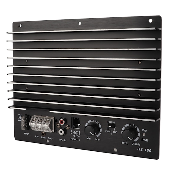 Sort Bilforstærker 12V 1000W Bil Audio Subwoofer Forstærker Multibeskyttelse til Bil