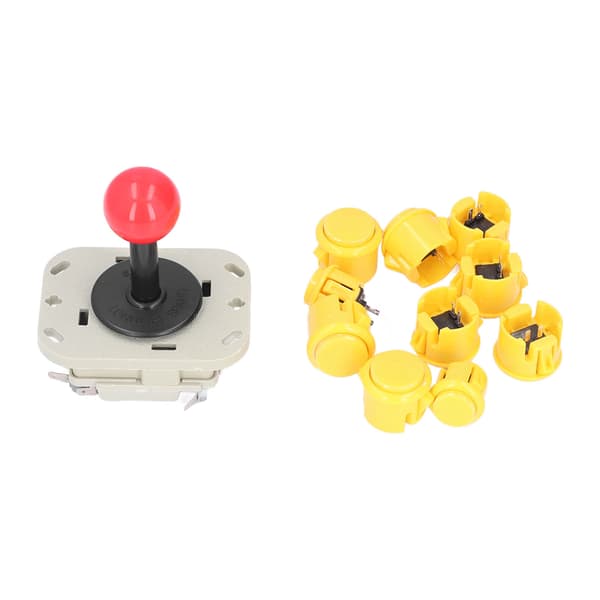 Arcade Stick Mekanisk Knap Lyd 50 Millioner Tryk Komfortabelt Greb Arcade Knapper