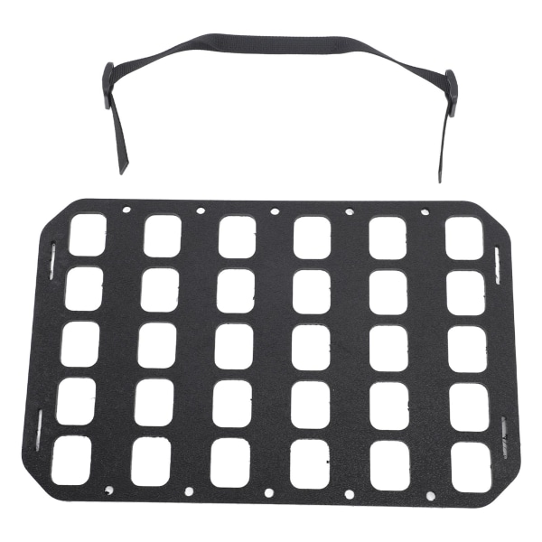 Molle Panel Svart med Handtag PP Fasta hål Design Molle Organizer Panel för Wall Box Ryggsäck
