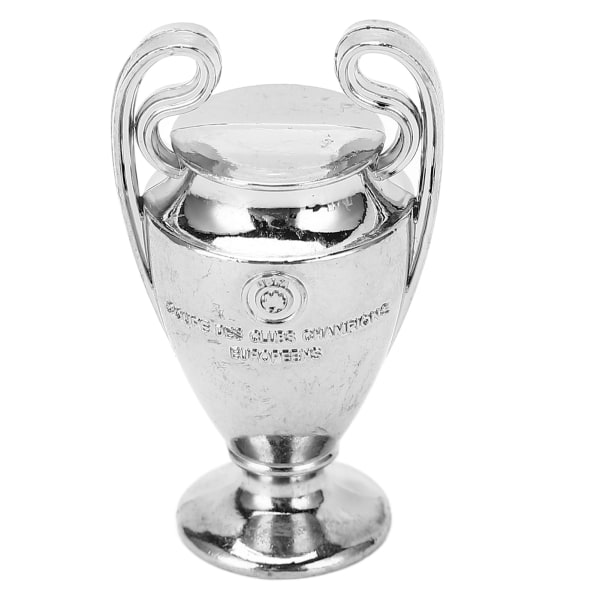 Mini Champions League Cup Metal Champions Trophy Ornament för fans Hembokhylla L