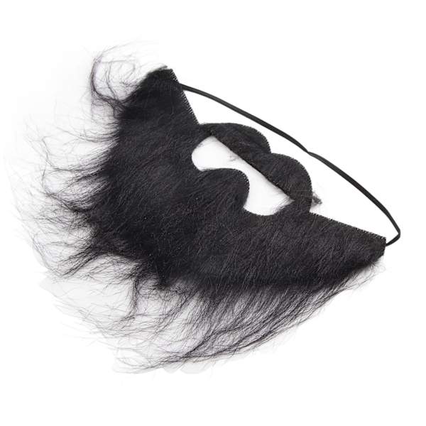 Män falska skägg Svart rolig lång mustasch skägg kostym för fest jul Halloween