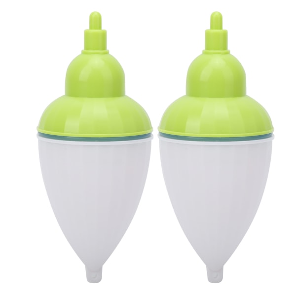 2 stk Plast LED Fiskeflyte Bobber Elektronisk Induksjon for Nattefiske Fiskeutstyrsett 28127-C40