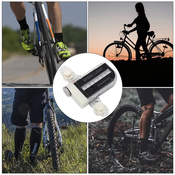 14LED 30 Patterns Bicycle Spoke Light Manual Switch Bike Cycling Accessory