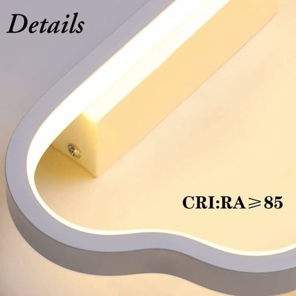 LED-vägglampa moln vit typ B 28 * 20 cm varm [20W]
