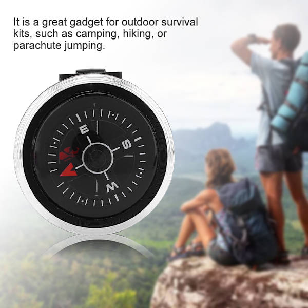Bærbar klokkebånd Slip Slide Navigasjon Håndleddskompass for Overlevelse Camping Vandring Båtsport