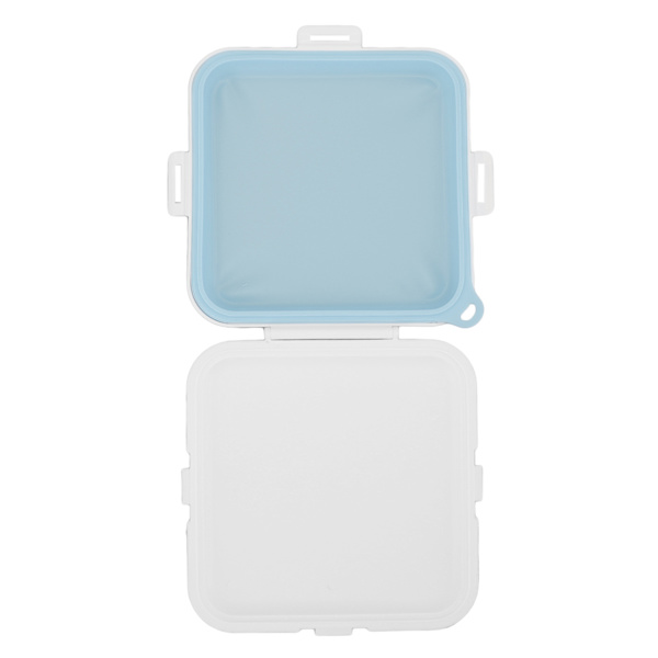 Sandwich Storage Box Portable Sandwich Container Lunch Box for Students Office Workers for Work Picnic Outing Blue
