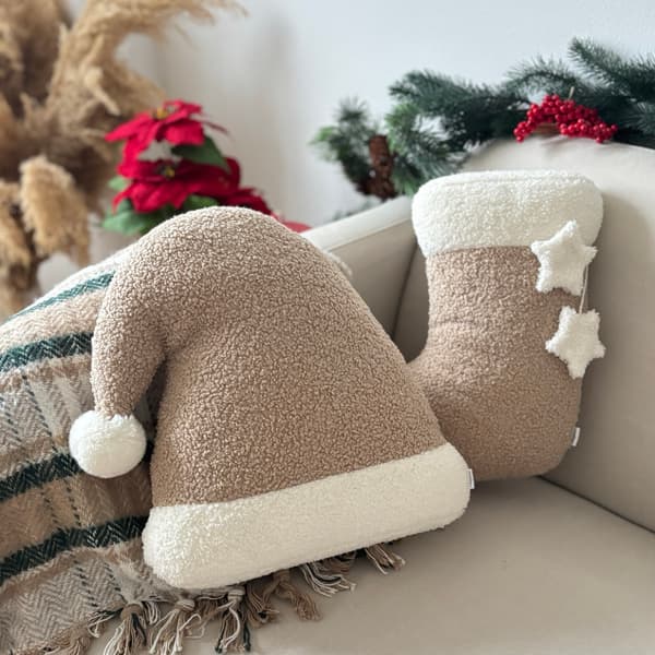 Julepute Beige strømpe