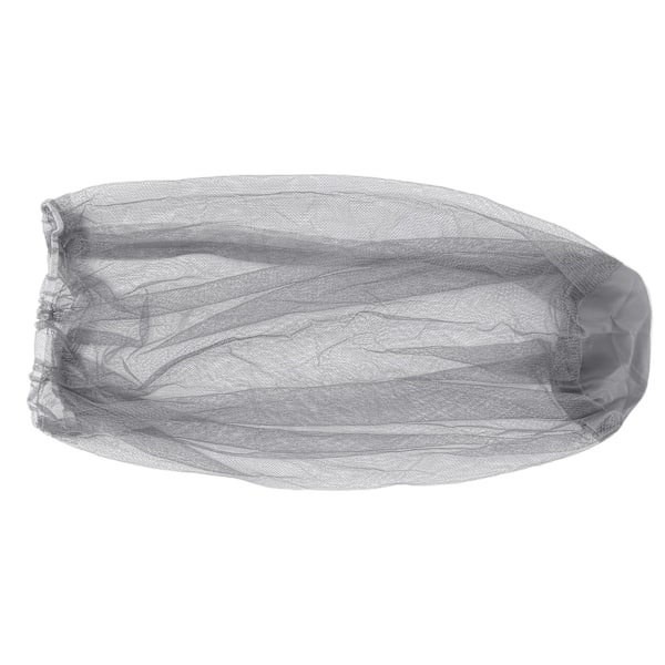 Nylon insektssikker myggenet til natfiskenet Solcreme åndbar mesh beskyttelseshætte (grå)