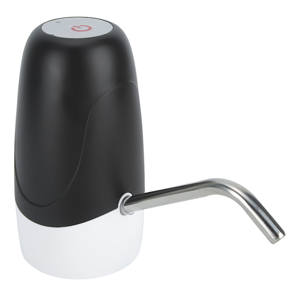 Bärbar elektrisk vattenpump dispenser dricksflaska Switch USB-laddning för HomeBlack