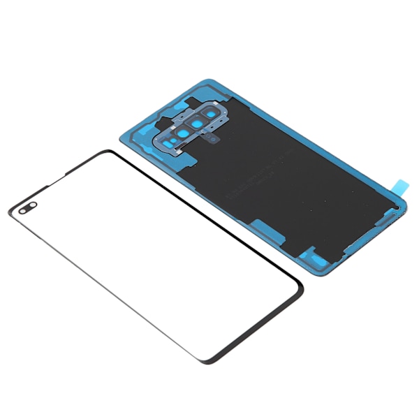 Mobiltelefon Baksida Glas Skal och Yttre Glaspanel Ersättning för Samsung S10+Plus (Blå)